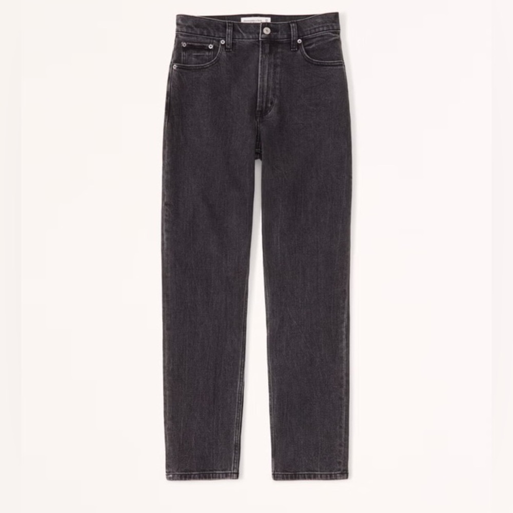 Abercrombie & Fitch The Mom High Rise | Black | Size 33/16